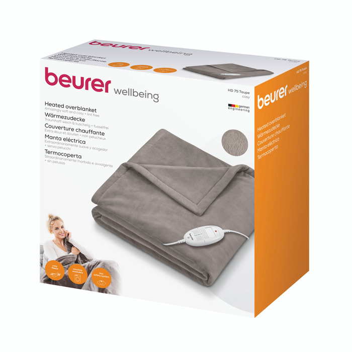 Beurer HD 75 Cosy Heated Throw Blanket Health And Care