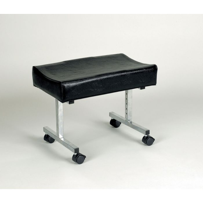 Adjustable Height Footstool with Castors Sports Supports Mobility