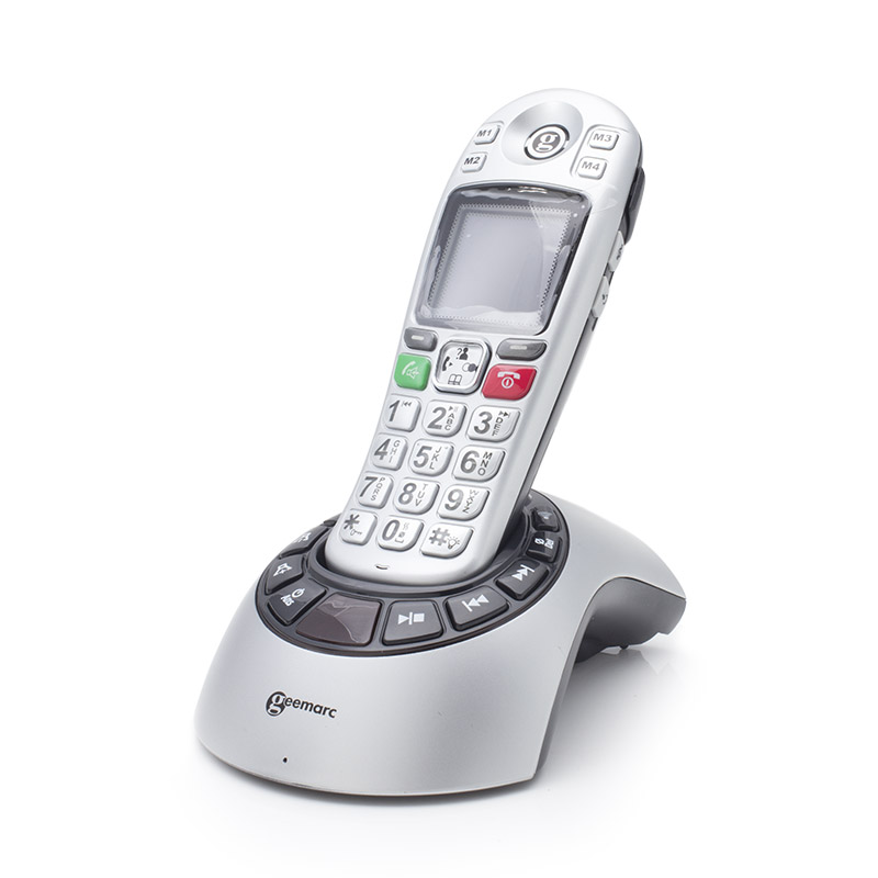 Geemarc Amplidect 285 Cordless Amplified Telephone Sports Supports