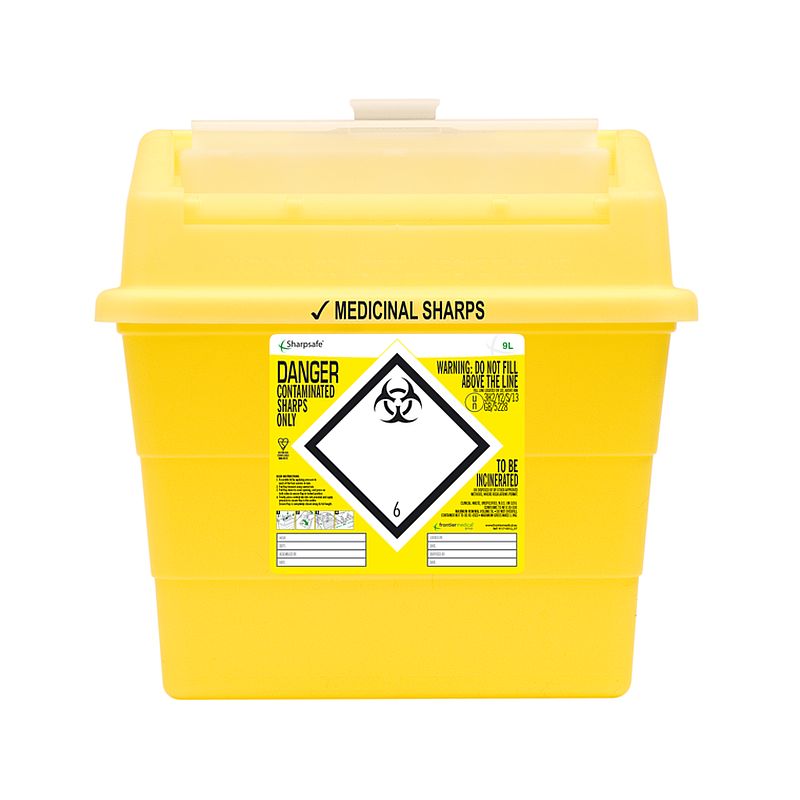 Sharpsafe 9L Sharps Container Units 20 Pack Health And Care