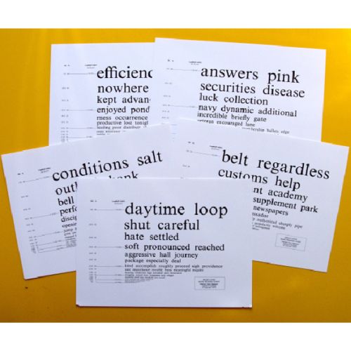 Bailey Lovie Reading Chart Set :: Sports Supports | Mobility