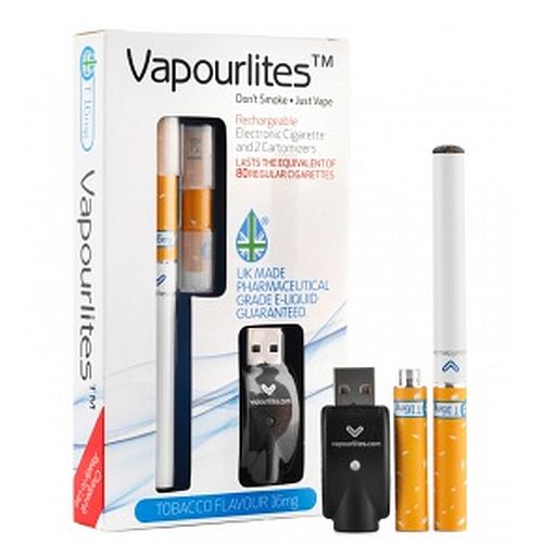 Vapourlites Vl4 Pharma Tobacco 16mg Electronic Cigarette Starter Kit