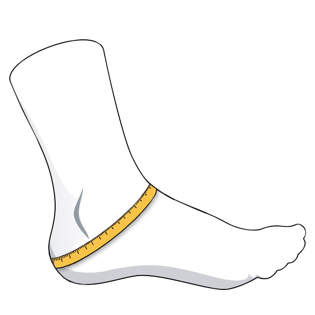 Ankle Measurement Diagram