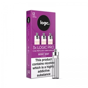 Logic Pro Berry Mint Refill Capsules