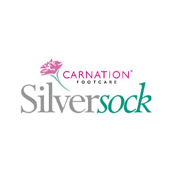 Carnation Silver Socks