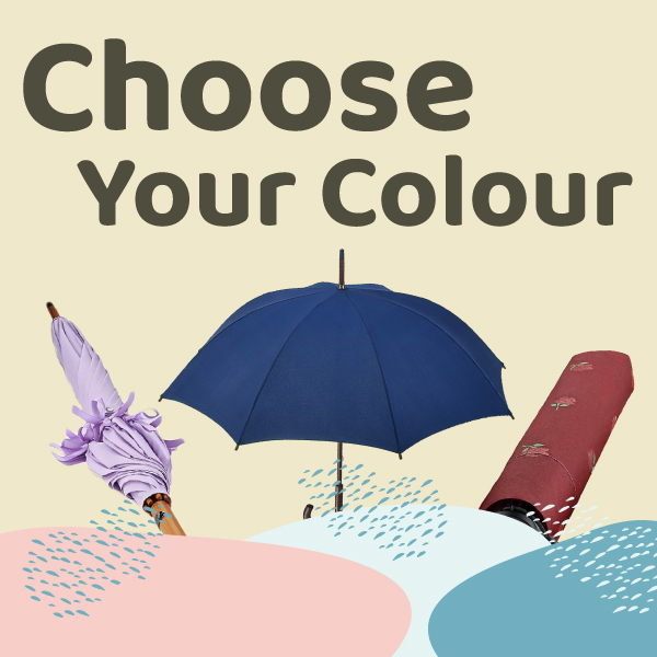 Choose your umbrella by colour