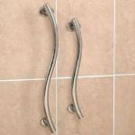 Polished Curved Stainless Steel Grab Bar Video