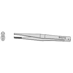 Lane Dissecting Forceps With 1 Into 2 Teeth (Lanes) 140mm Straight (Pack of 10)