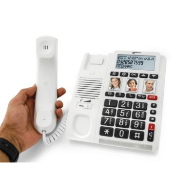 Geemarc CL610 Big Button Amplified Telephone with SOS Bracelet