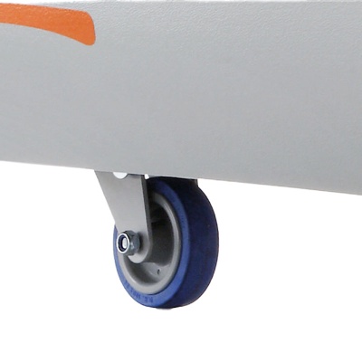 200mm Anti-Static Castors and Fifth Wheel for E-Med 1200 and 1400 Patient Trolleys