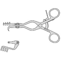 Cone Hemi Laminectomy Retractor Right Hinged Arms For Unilateral Disc Operation 165mm