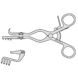 Cone Hemi Laminectomy Retractor Left Hinged Arms For Unilateral Disc Operation 165mm