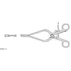 Norfolk And Norwich Self Retaining Retractor With 4 Into 5 Teeth And Cam Rack. Blades 50mm 215mm