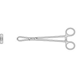 Littlewood Tissue Forceps With 2 Into 3 Teeth And Box Joint 190mm