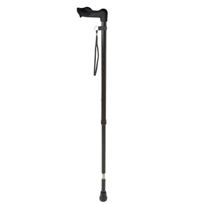 Anatomical Height-Adjustable Walking Stick with Shock Absorber