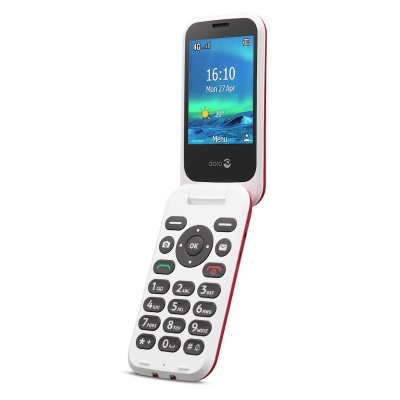 Doro Unlocked Flip Phone with External Display and Caller ID (6880)