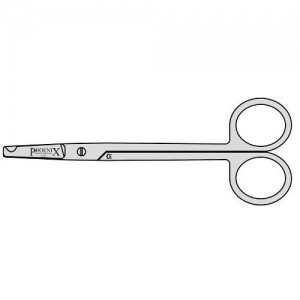 Littauer Scissors Stitch / Suture 140mm Straight