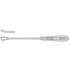 Recamier Uterine Curette 7mm Single Ended Sharp 255mm | Health and Care