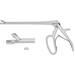 Tischler Biopsy Punch Forceps Crocodile Action 210mm Effective Length With Single Ring Handle Grip 3 X 7mm 210mm