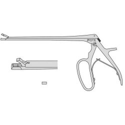 Baby Tischler Biopsy Punch Forceps Crocodile Action 210mm Effective Length With Single Ring Handle Grip 2.3 X 5mm 210mm