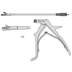 Uni Townsend Biopsy Punch Forceps Crocodile Action 230mm Effective Length With Rotating Punch Complete Straight Cut 2.3 x 5mm 230mm