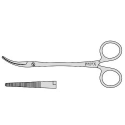 Scott Tonsil Artery Forceps With Screw Joint 180mm Curved