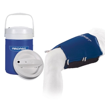 Aircast Cryo Thigh Cuff and Automatic Cold Therapy IC Cooler Unit Saver ...