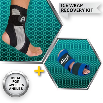 Post Op Pod Box Foot Surgery Recovery Kit - Soft Foot Rest Support Pillow  Wedge With Washable Cover - Foot & Ankle Ice Wrap For Relief From Pain 