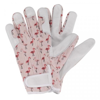 Briers Flamboya Flamingo Ladies Leather Gardening Gloves