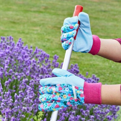 Briers Ladies Strawberry Garden Dotty Grip Gardening Gloves