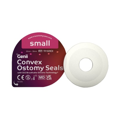 Trio Genii Convex Ostomy Seals (Small 20-35mm) - Pack of 10