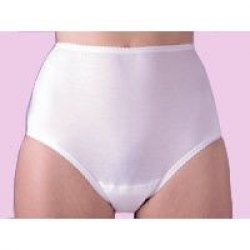 Ladies High Leg Brief With Built In Pad