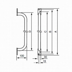 Linido Grabrail for Doorframe