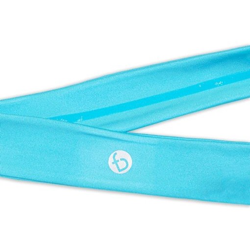 FlipBelt Sports Headband for Men and Women (Aqua)