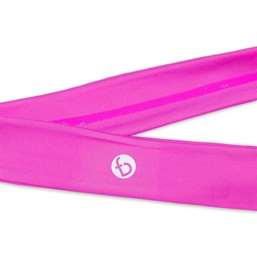 FlipBelt Sports Headband for Men and Women (Hot Pink)
