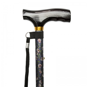 Homecraft Wild Rose Folding Walking Stick