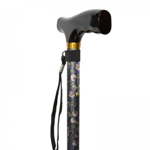 Homecraft Wild Rose Folding Walking Stick