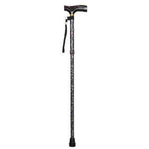 Homecraft Wild Rose Folding Walking Stick