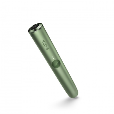 IQOS Iluma Heated Tobacco Device Starter Kit with Refills (Moss Green)