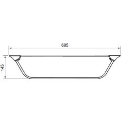 Linido Wall Mounted Bathroom Shelf