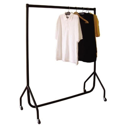 MIP 4ft Clothes Hanging Rail with Wheels