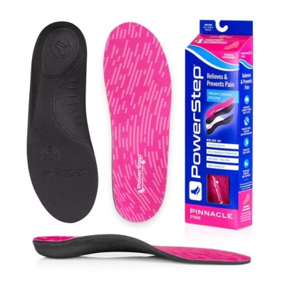 PowerStep Pink Women's Arch Pain Insoles