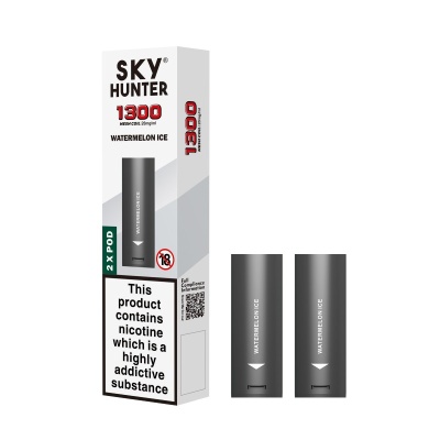 Sky Hunter 1300 Watermelon Ice Twist Slim Pods (20mg)