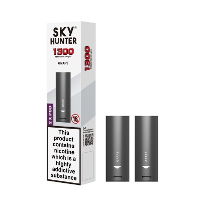 Sky Hunter 1300 Grape Twist Slim Vape Pods (20mg)