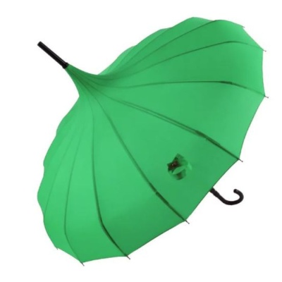 Soake Boutique Ladies' Classic Pagoda Umbrella (Green)