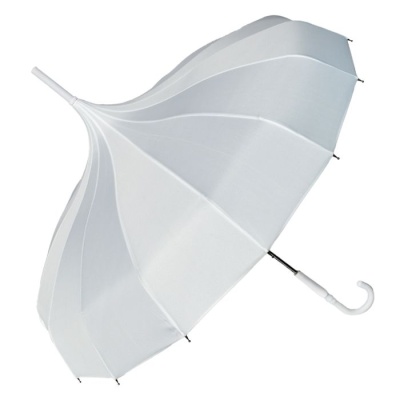 Soake Boutique Ladies' Classic Pagoda Umbrella (White)