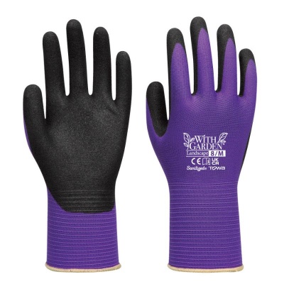 Towa WithGarden Landscape Violet Purple Gardening Gloves