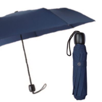 Ziggy Dark Blue Mini Compact Folding Umbrella