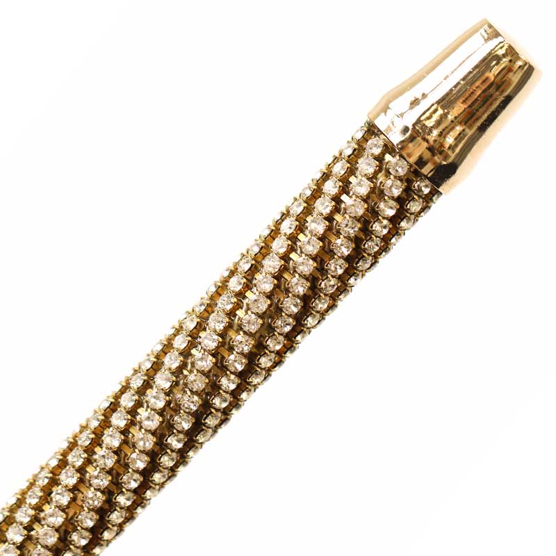 Brass Cane Encrusted with Swarovski Elements