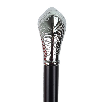 Cobra Handle Chrome Dress Cane